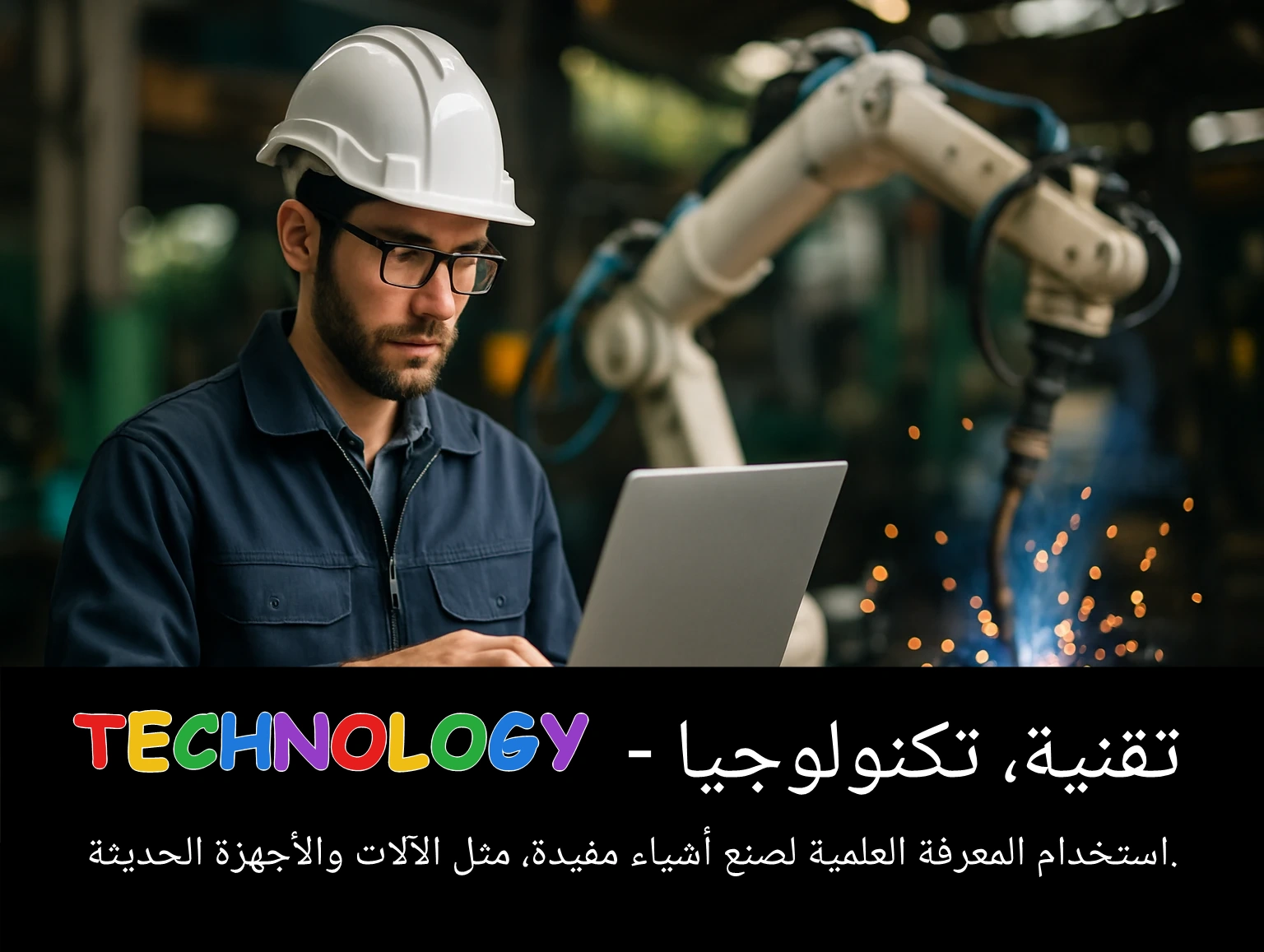 Arabic Illustration for technology